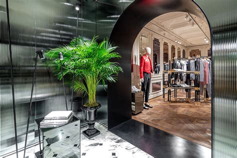 balmain clothing store.